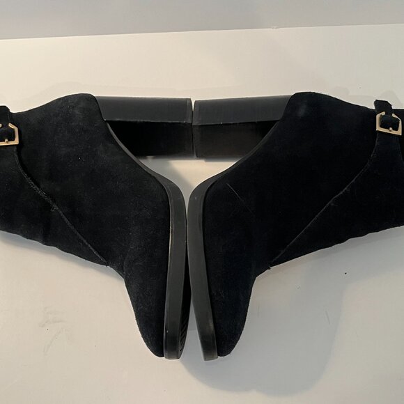 Cole Haan Harrington Grand Riding Side Zip Ankle Boots Black Suede Women's 9B - Picture 10 of 14